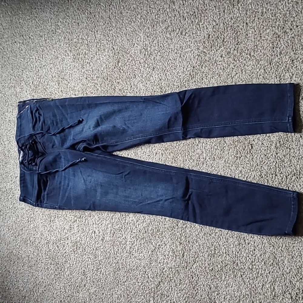 Express high rise denim legging
